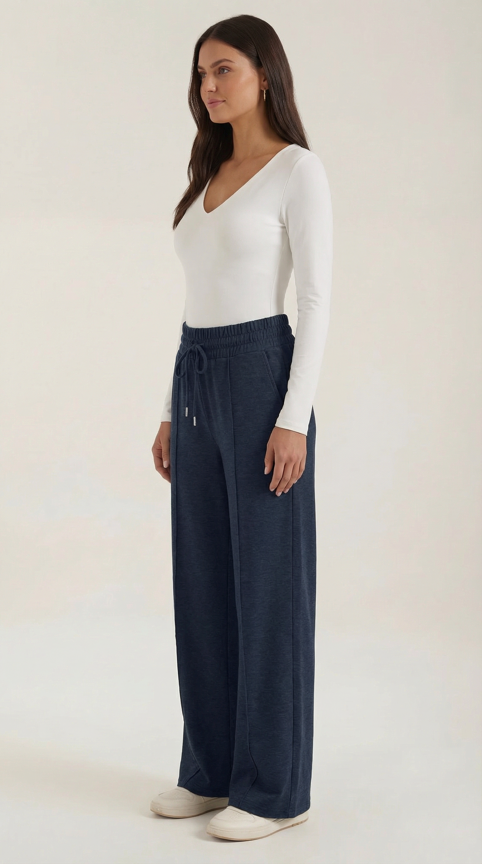 Pantalones ligeros de estilo vacacional