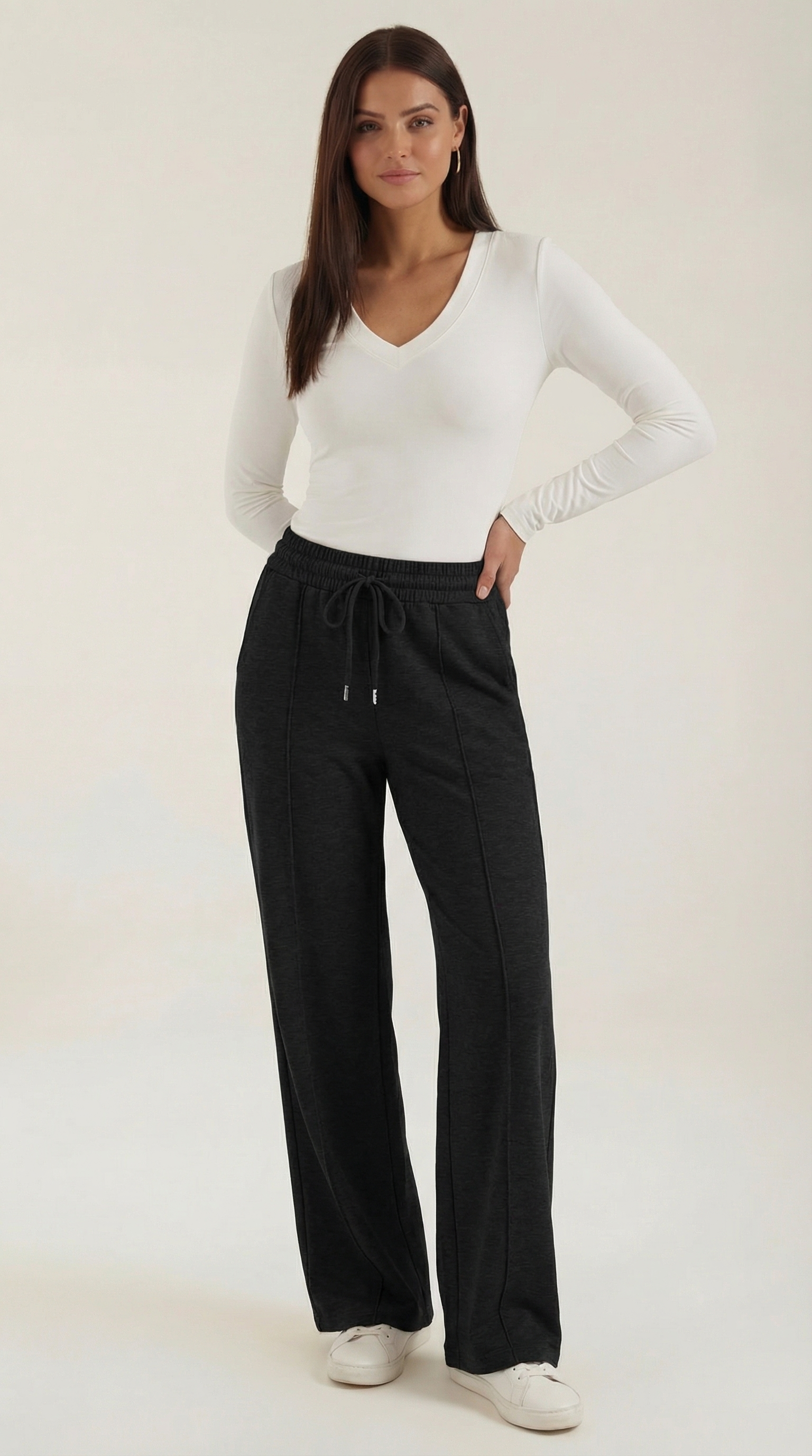 Pantalones ligeros de estilo vacacional