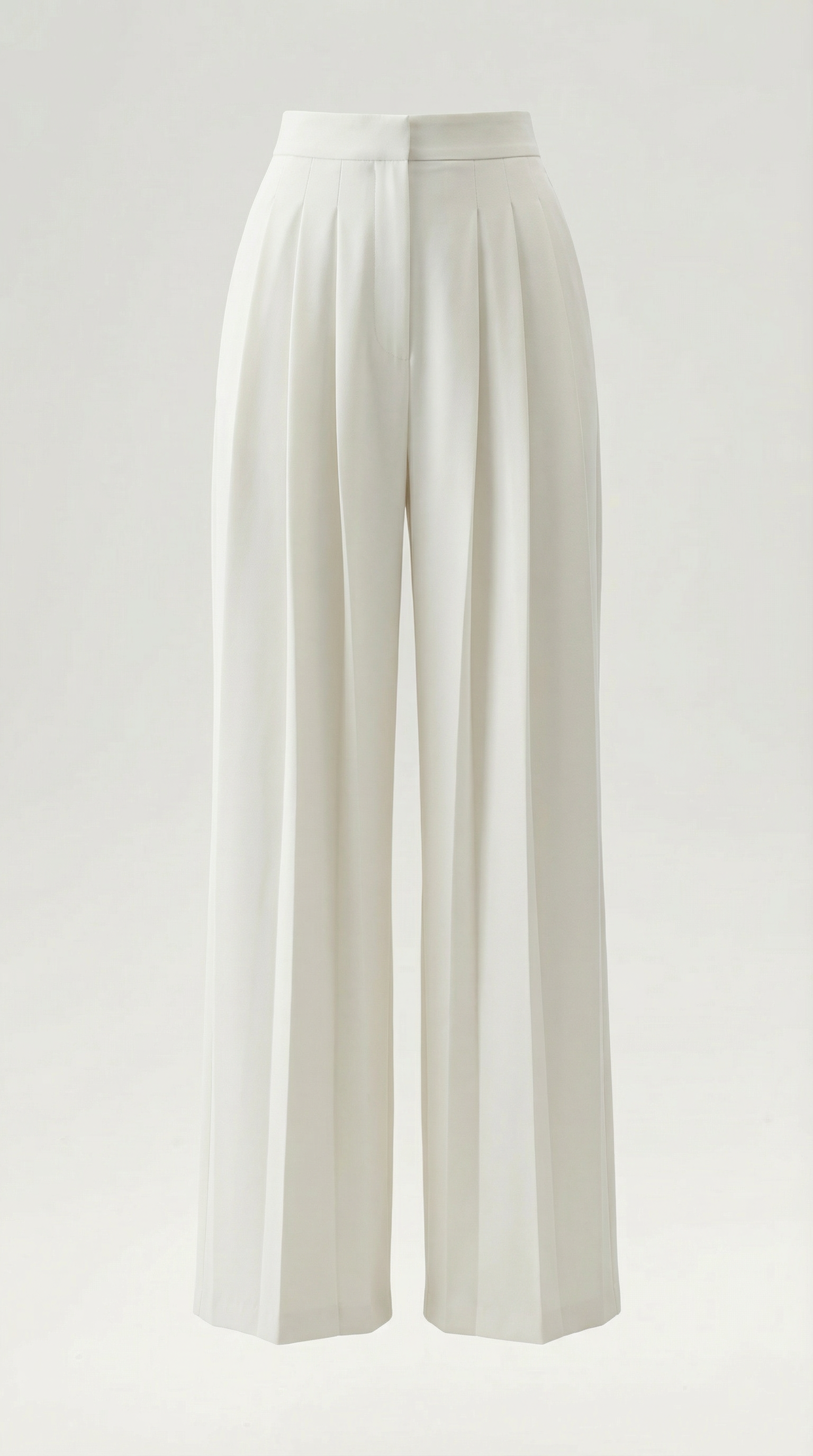 Pantalones plisados de estilo elegante