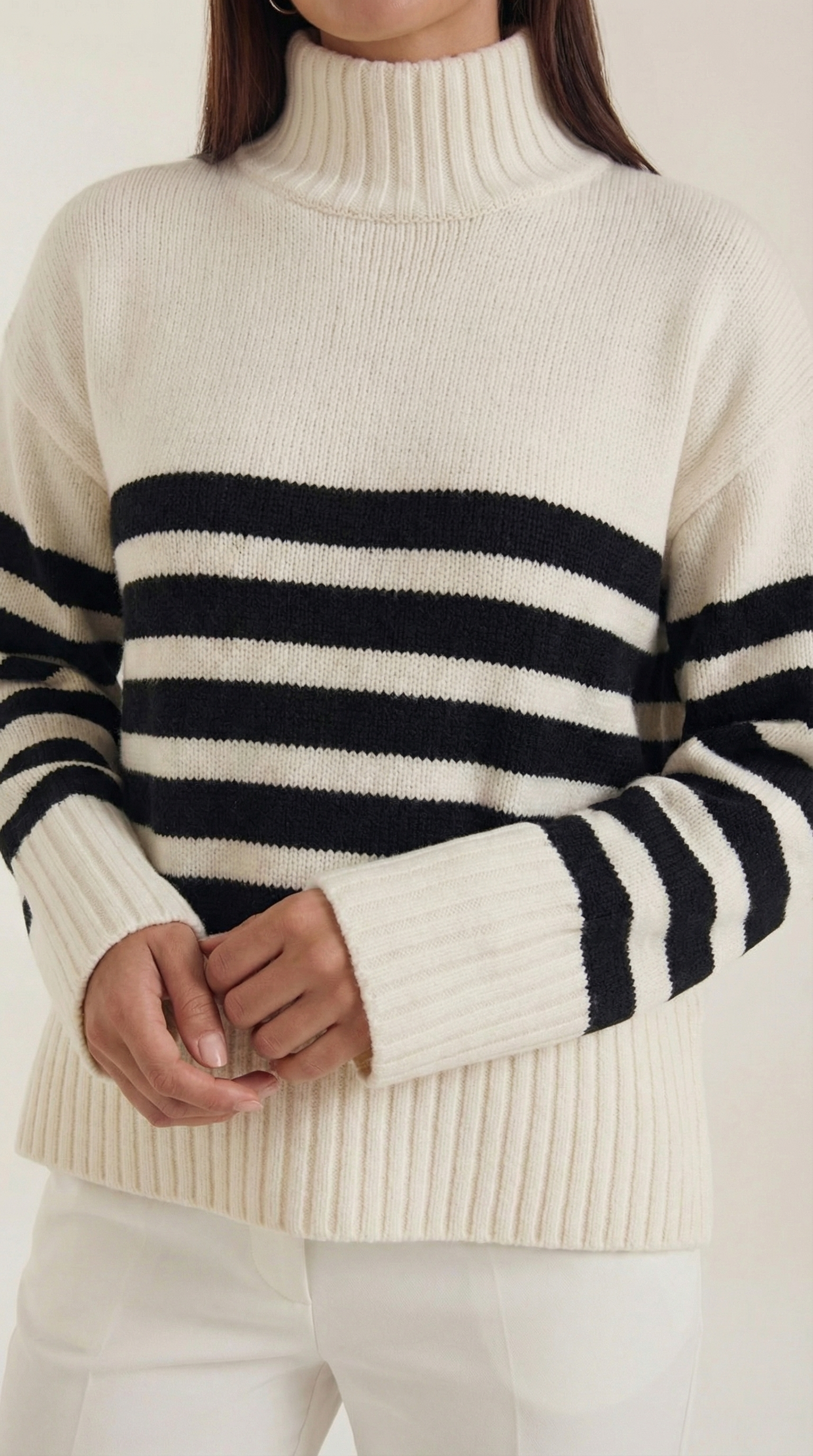 Pulóver Oversized Rayas Contemporáneas