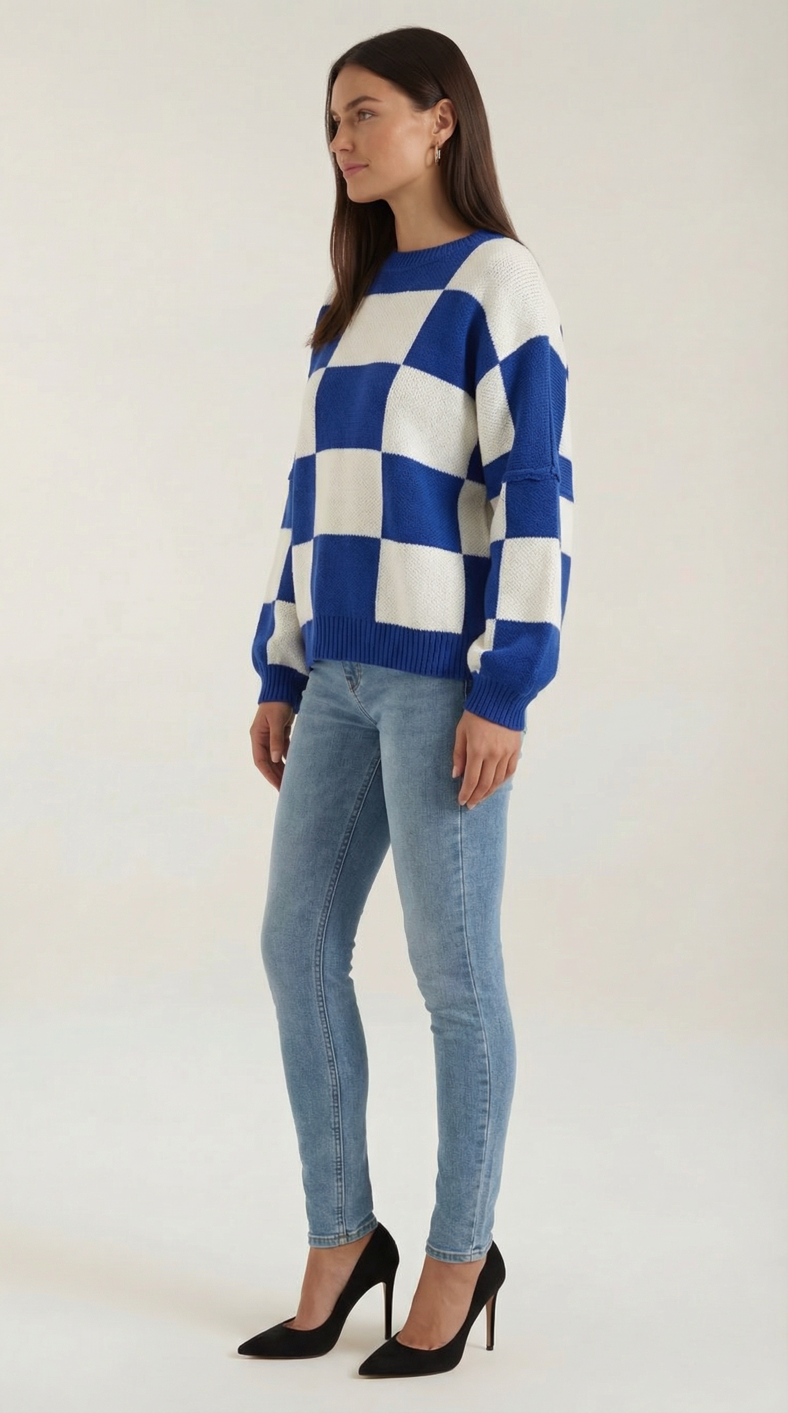 Suéter Cuadros Estilo Atemporal