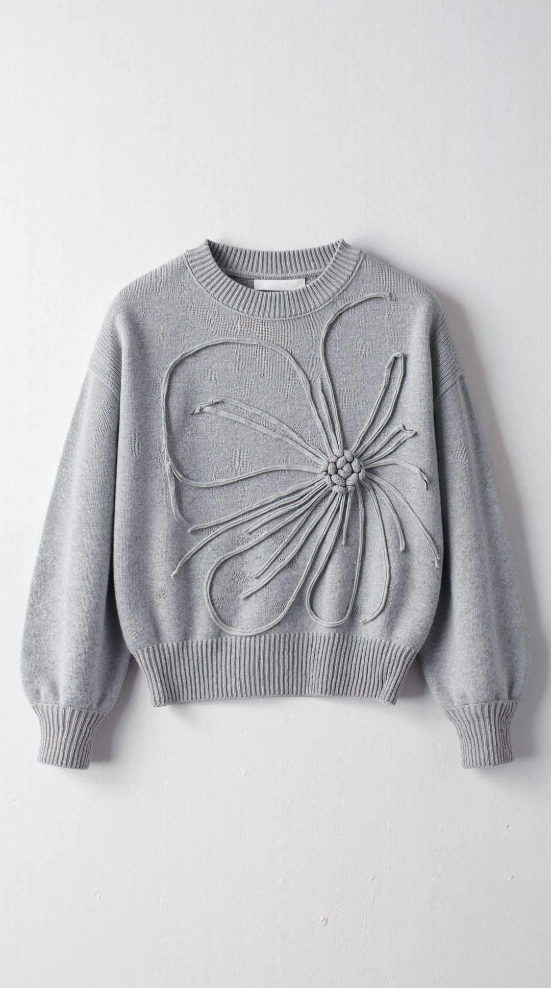 Suéter Floral de Estilo Delicado