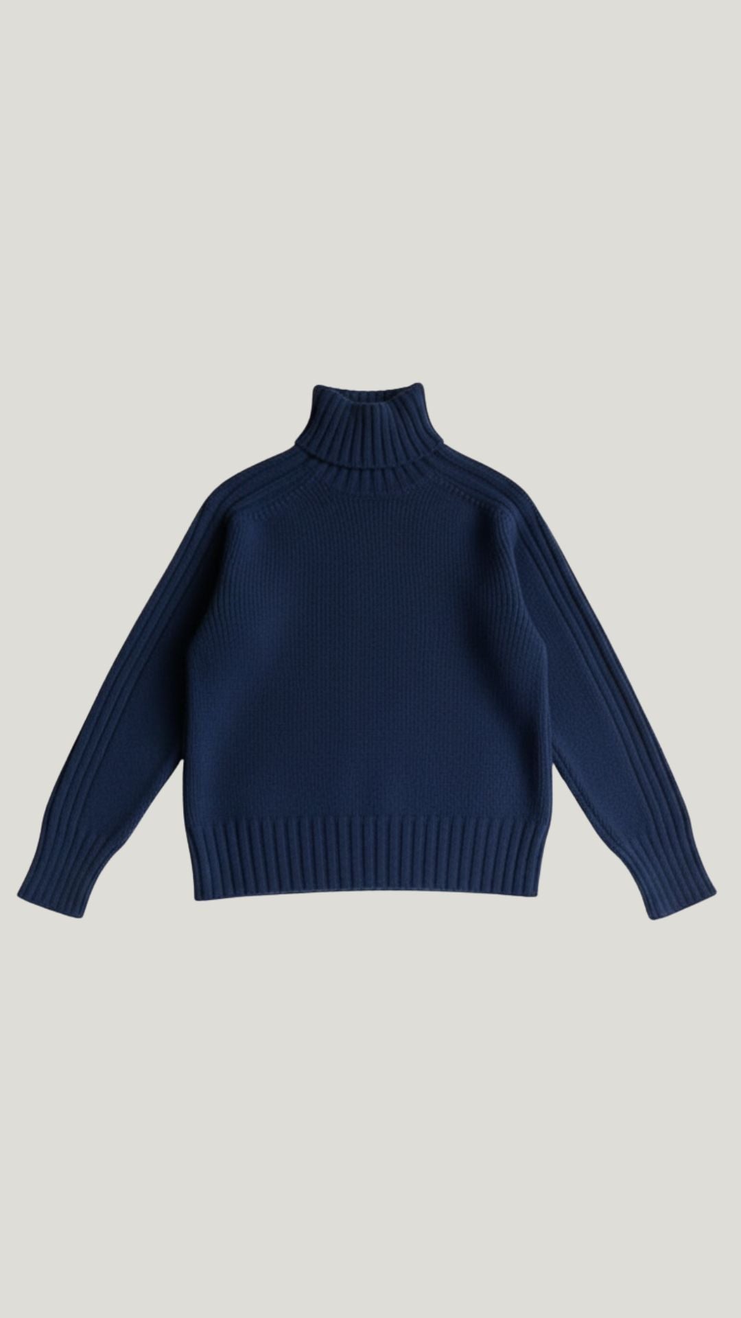 Suéter Oversize Cuello Alto Sofisticado