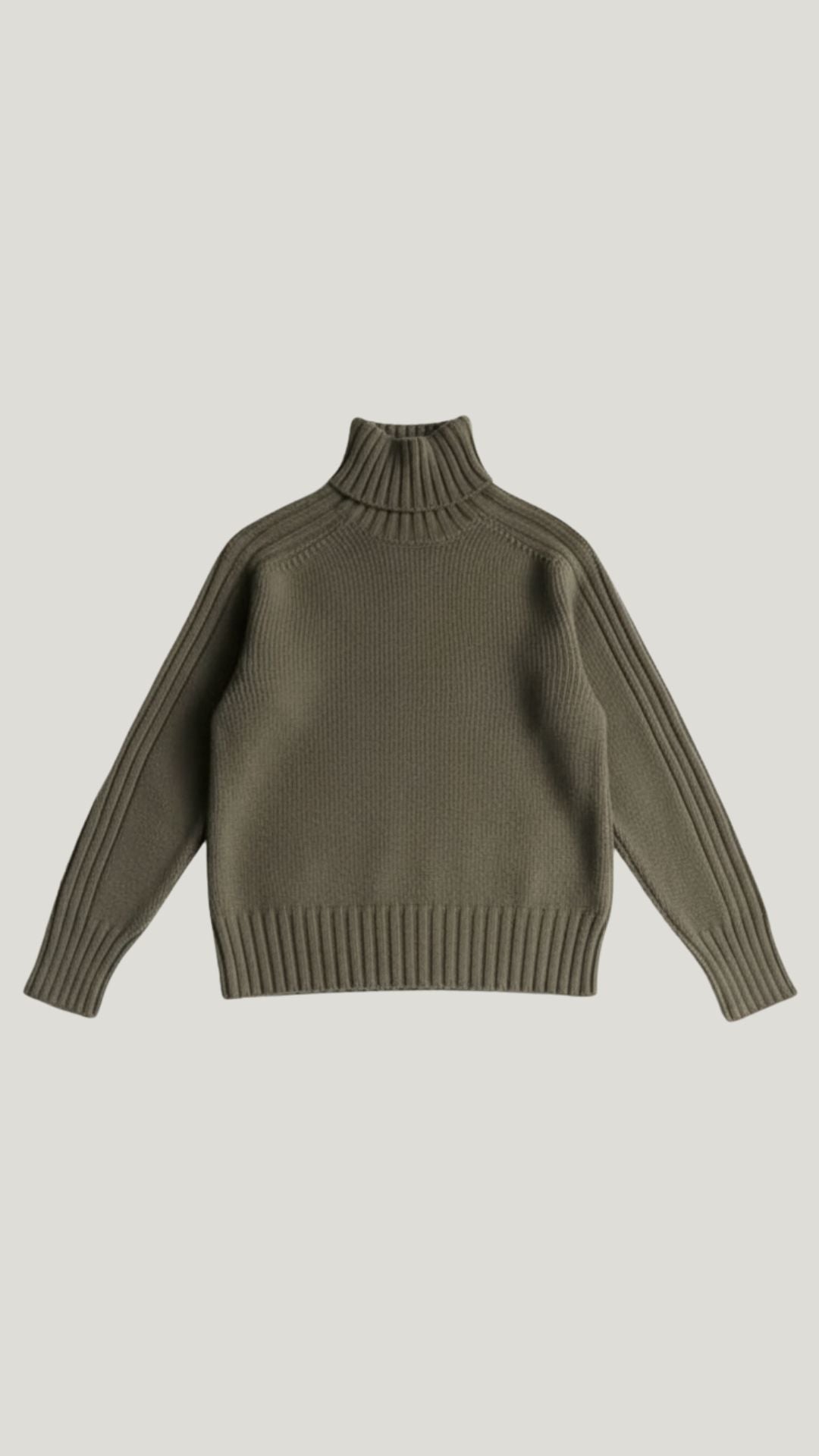 Suéter Oversize Cuello Alto Sofisticado