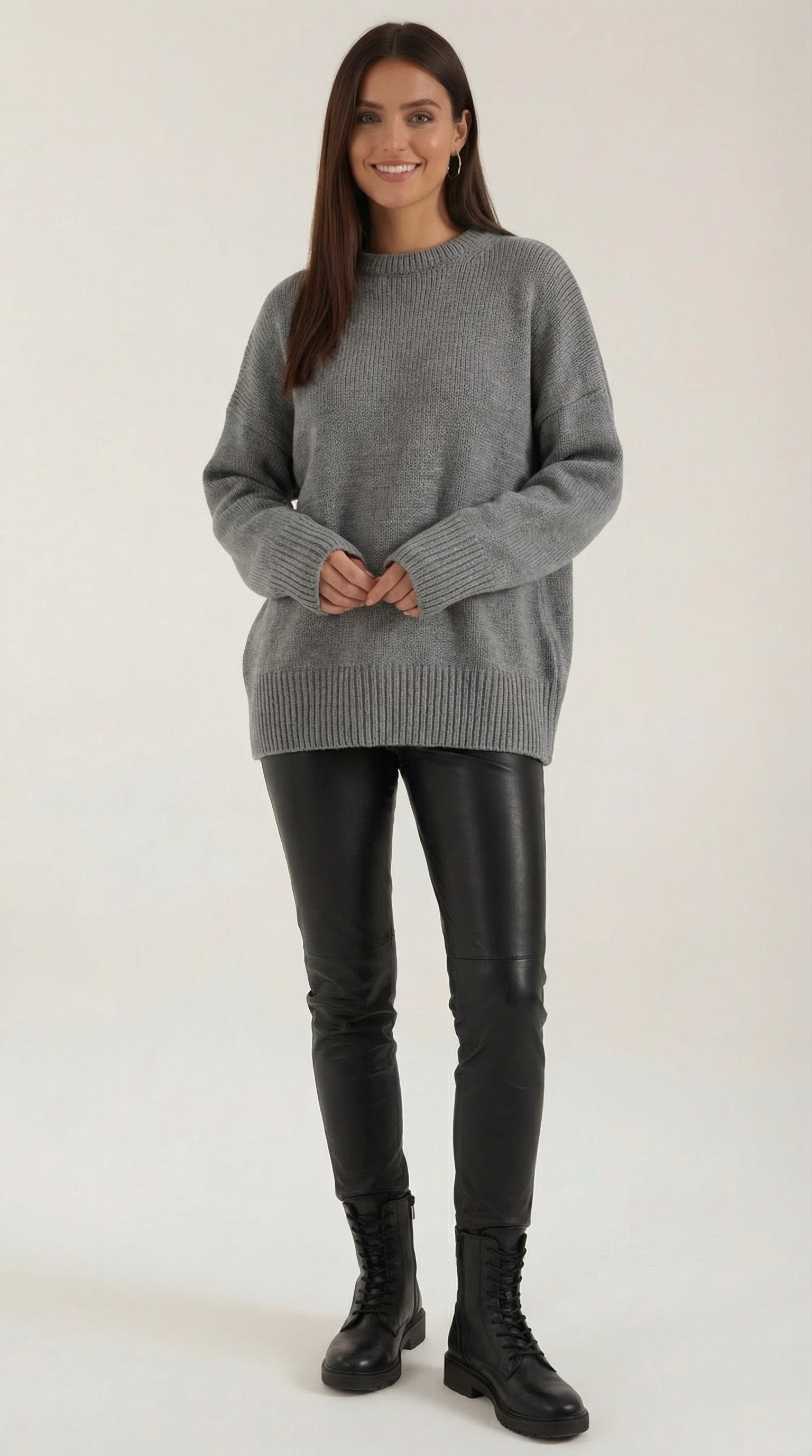 Suéter Oversize Estética Minimalista