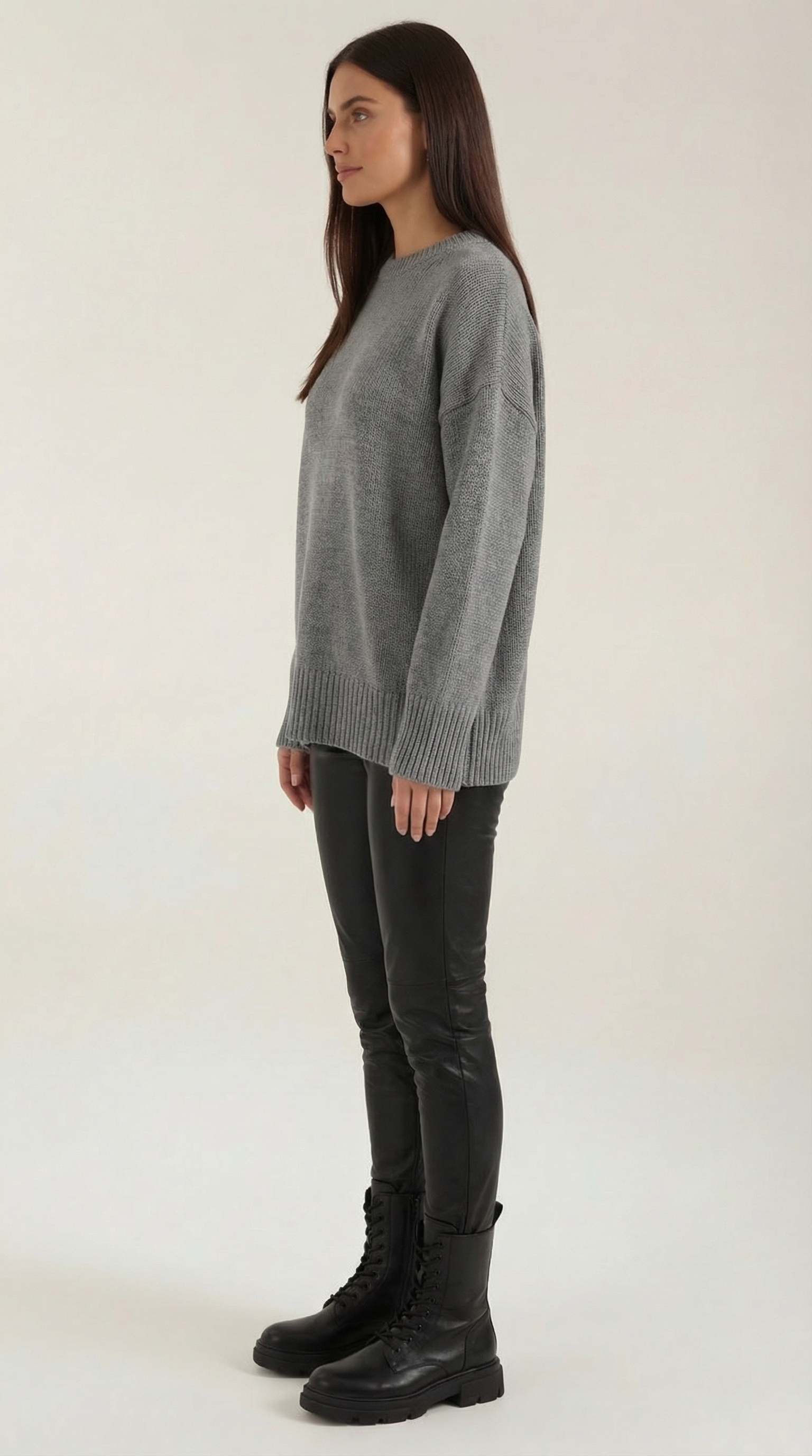 Suéter Oversize Estética Minimalista
