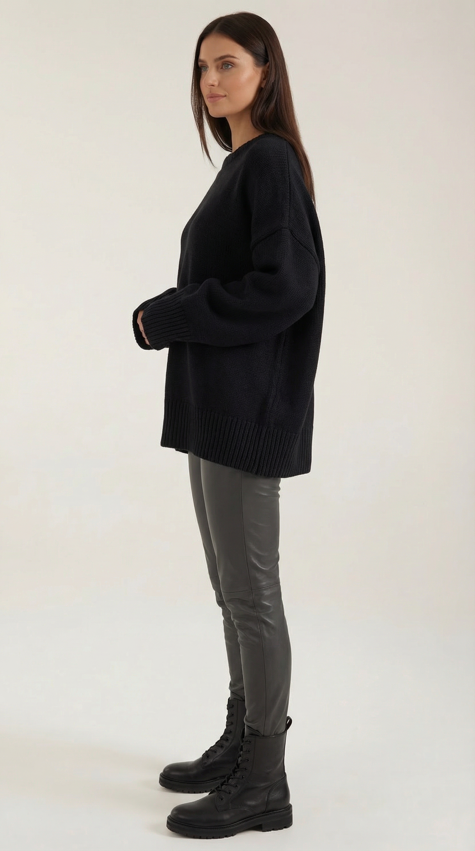 Suéter Oversize Estética Minimalista