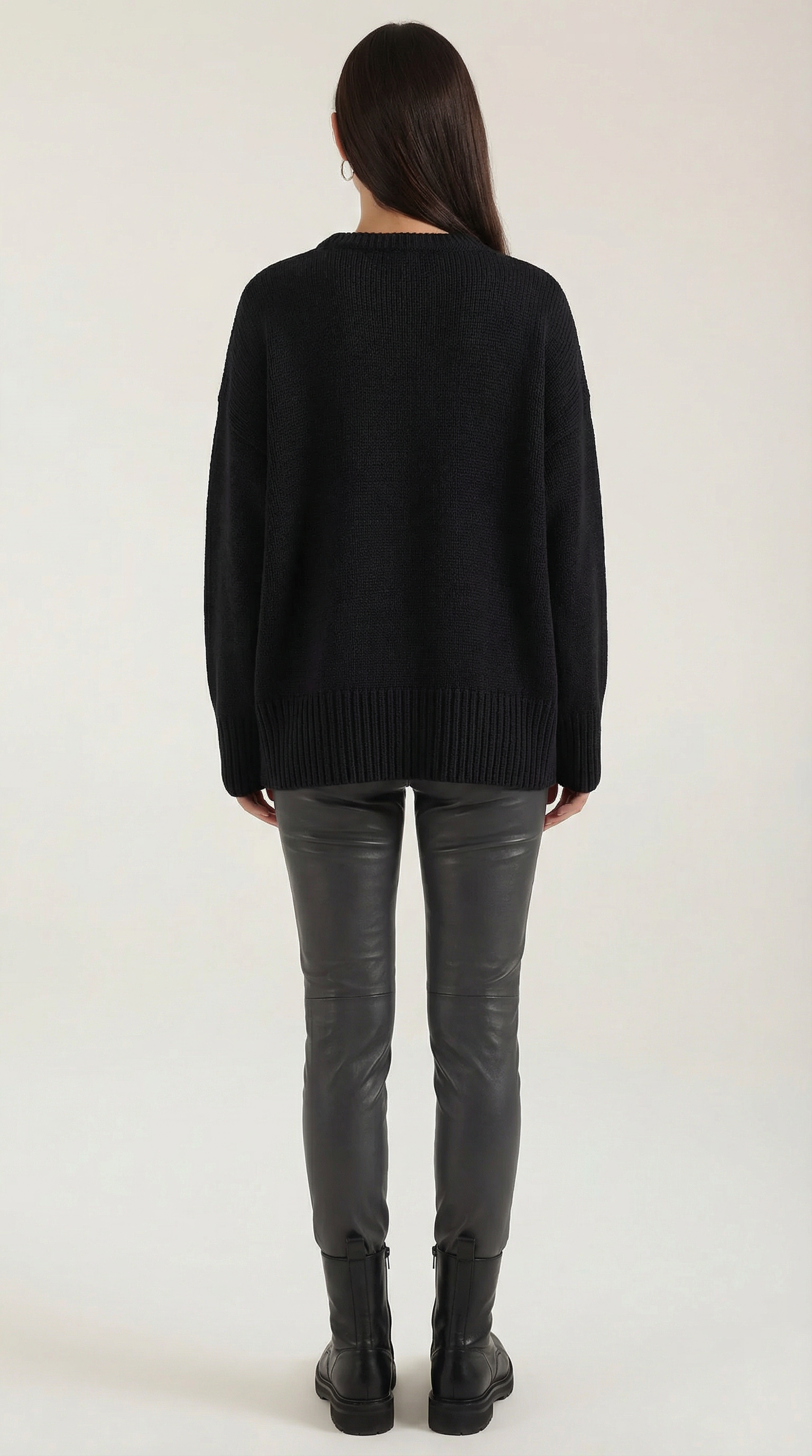 Suéter Oversize Estética Minimalista