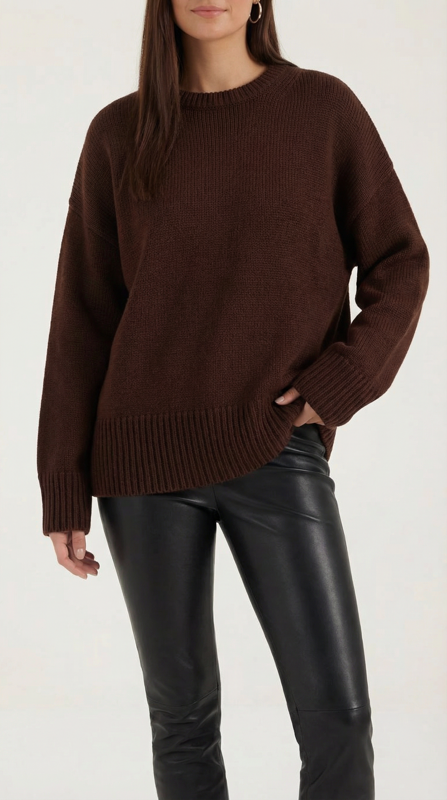 Suéter Oversize Estética Minimalista