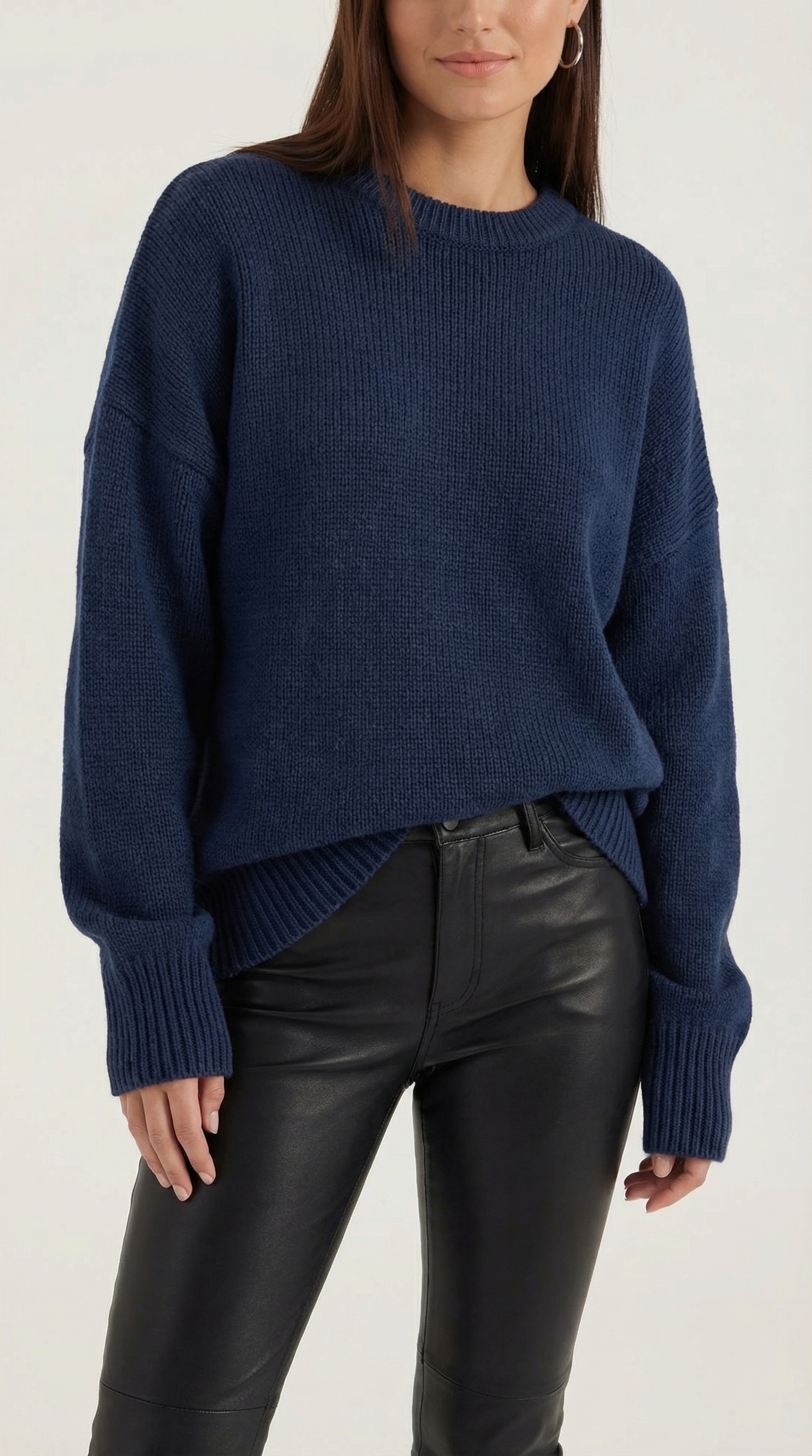 Suéter Oversize Estética Minimalista