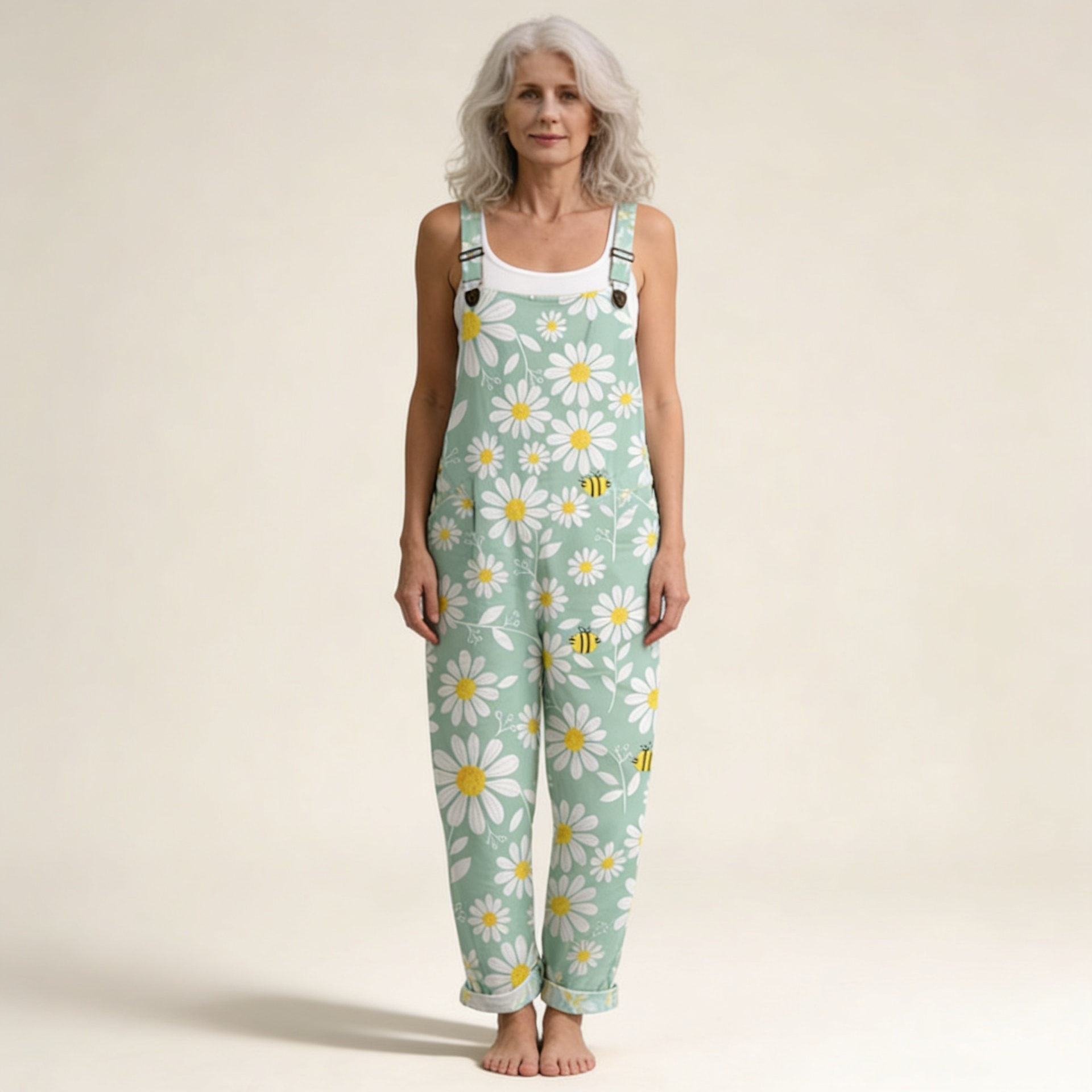 Vanesa | Peto con margaritas frescas y radiantes