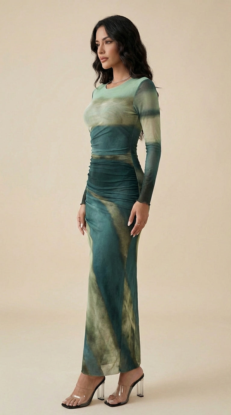 Vestido Maxi Silueta Majestuosa