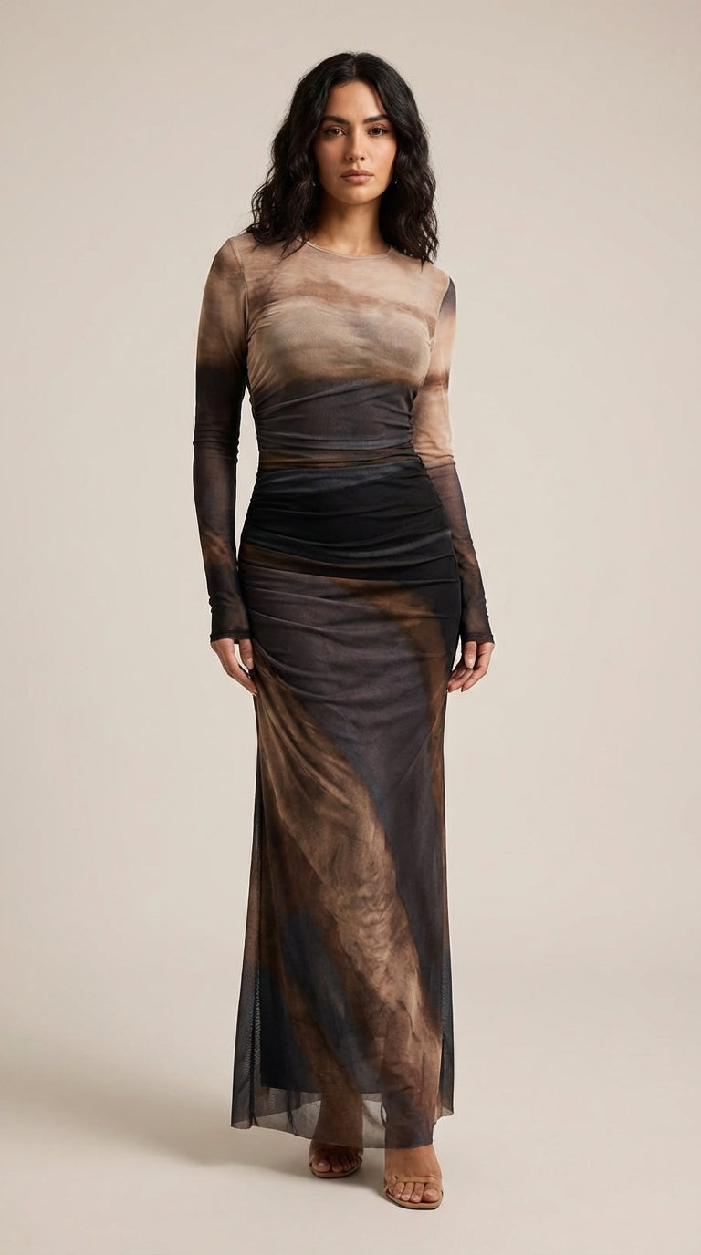 Vestido Maxi Silueta Majestuosa