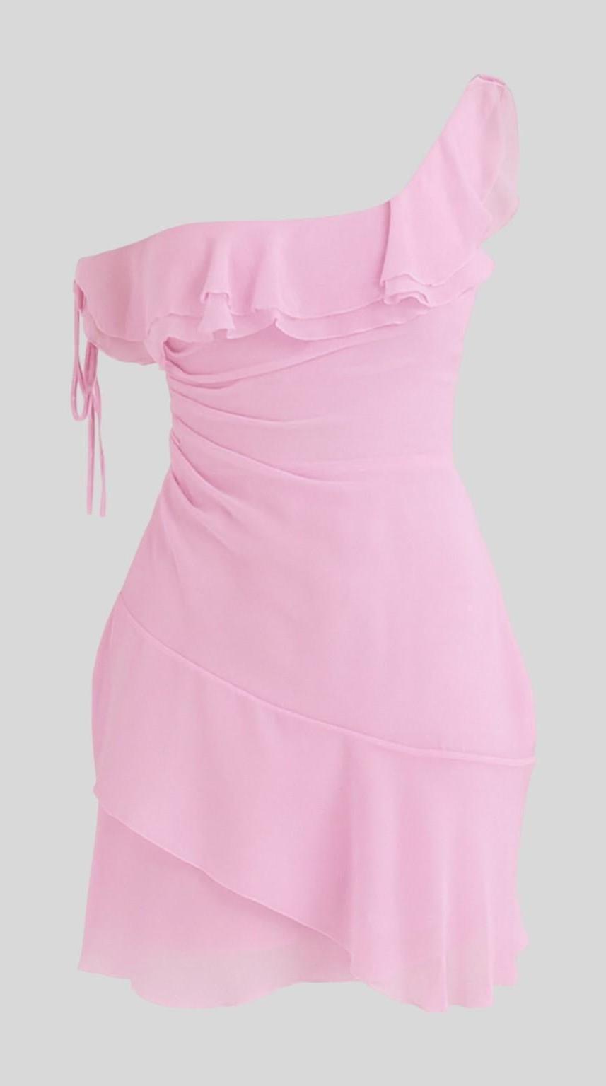 Vestido corto de silueta femenina