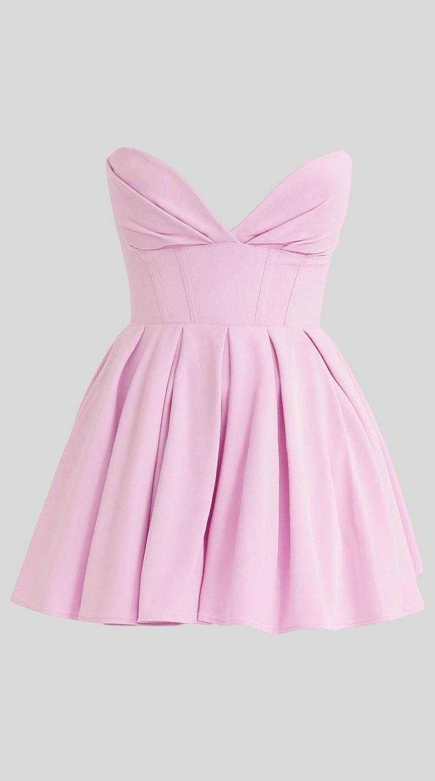 Vestido corto de silueta femenina para oficina