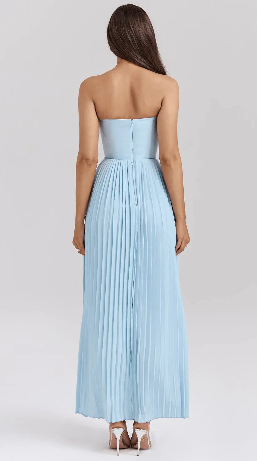 Vestido maxi de silueta fluida cómoda