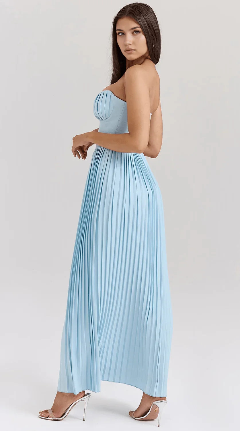 Vestido maxi de silueta fluida cómoda