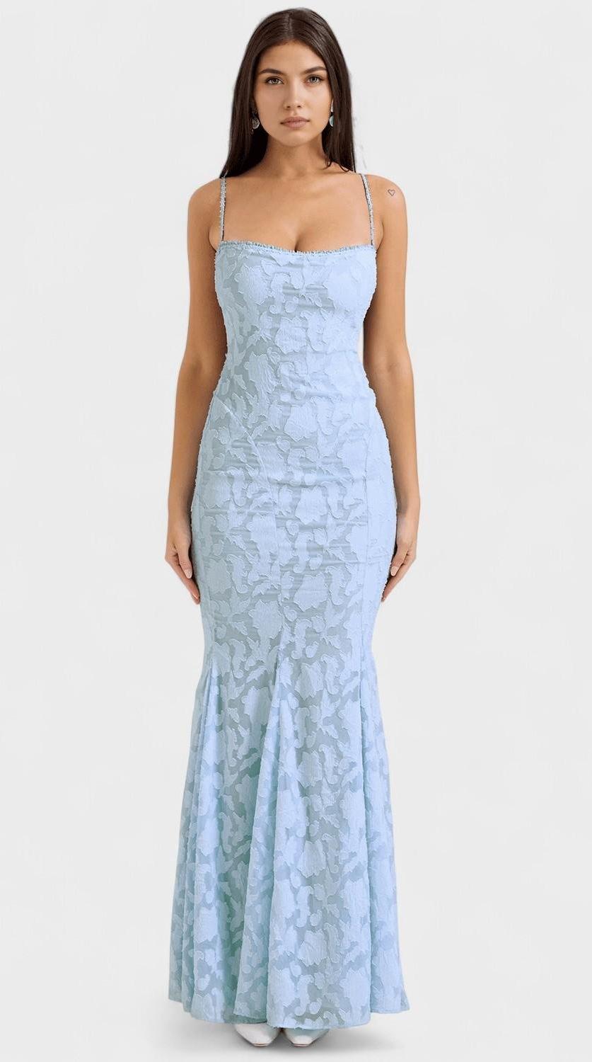 Vestido maxi fluido de silueta premium