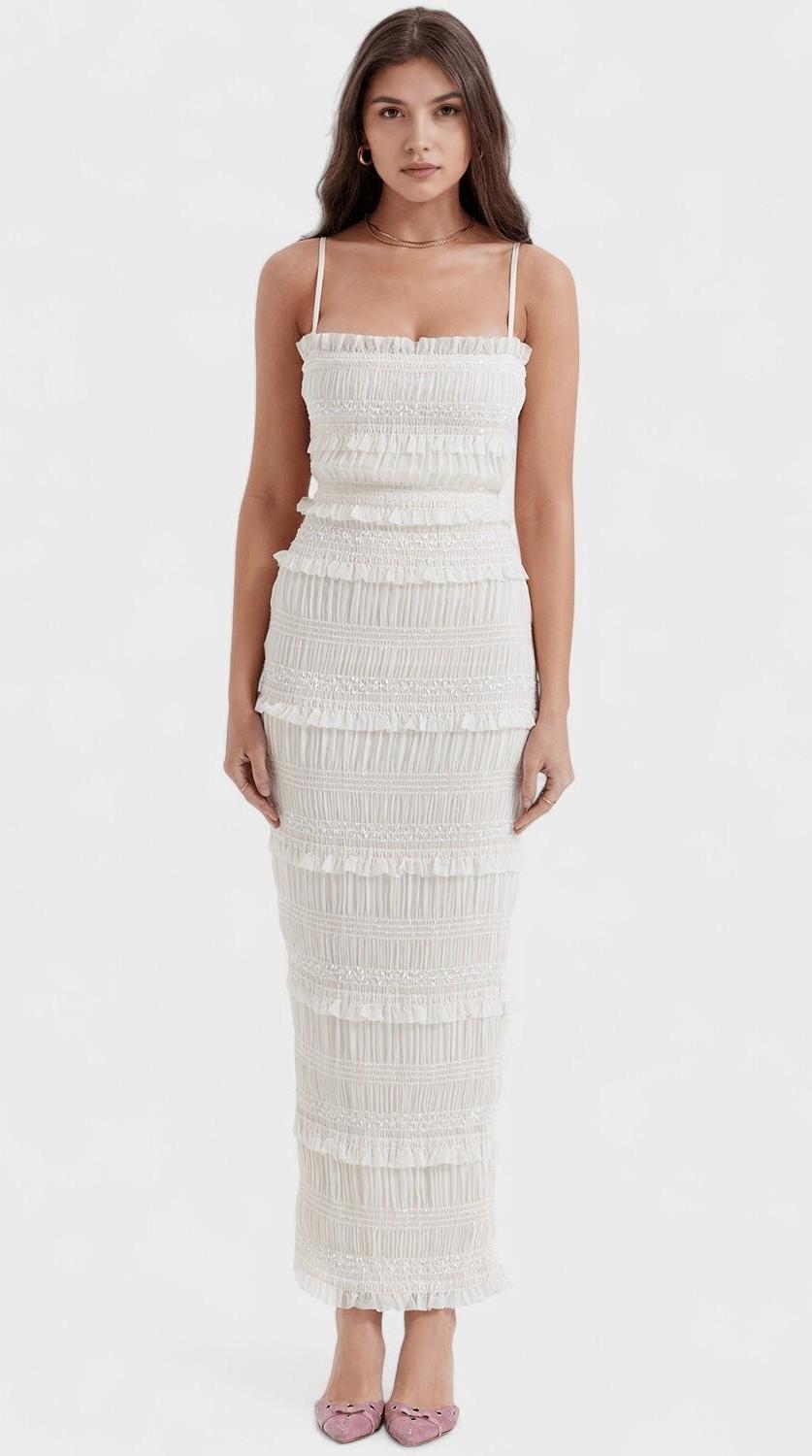 Vestido maxi fluido ligero de verano