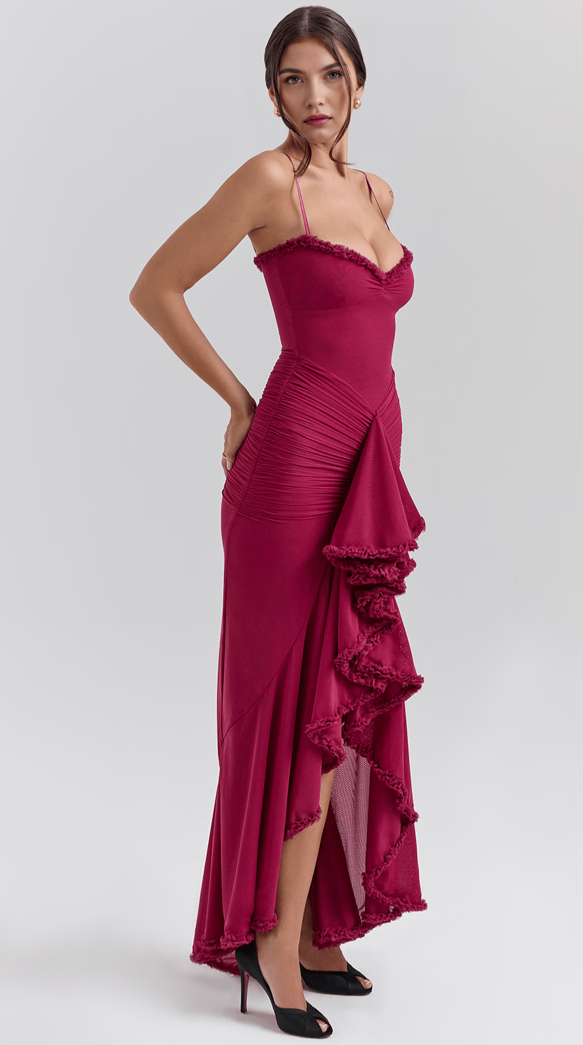 Vestido maxi ligero de corte veraniego