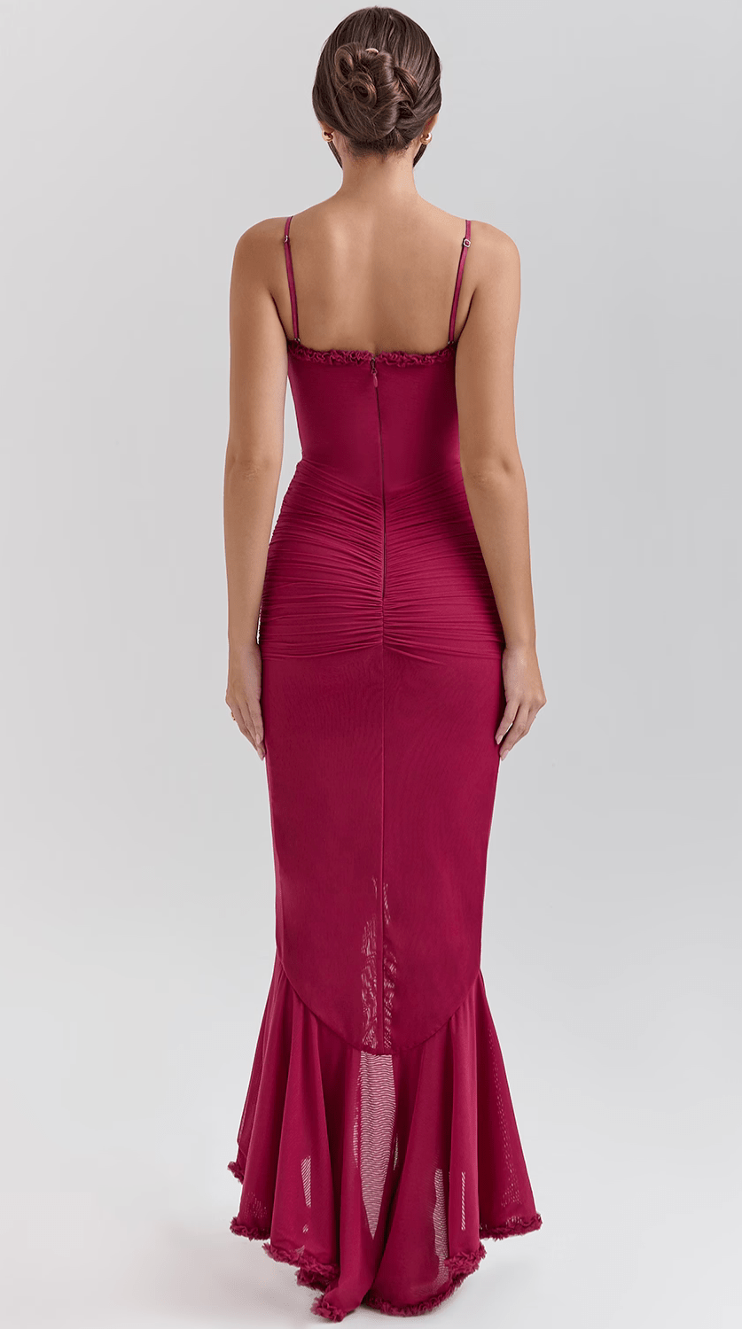 Vestido maxi ligero de corte veraniego