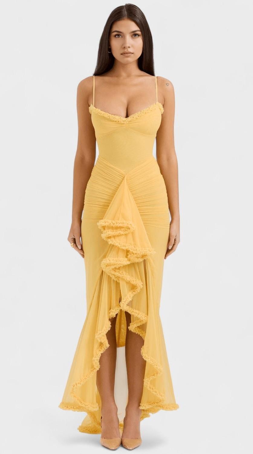 Vestido maxi ligero de corte veraniego