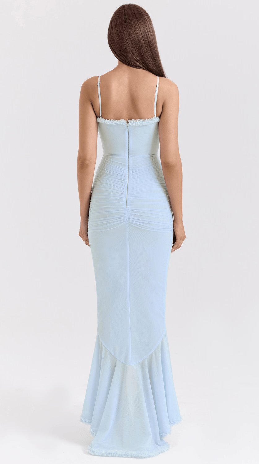 Vestido maxi ligero de corte veraniego