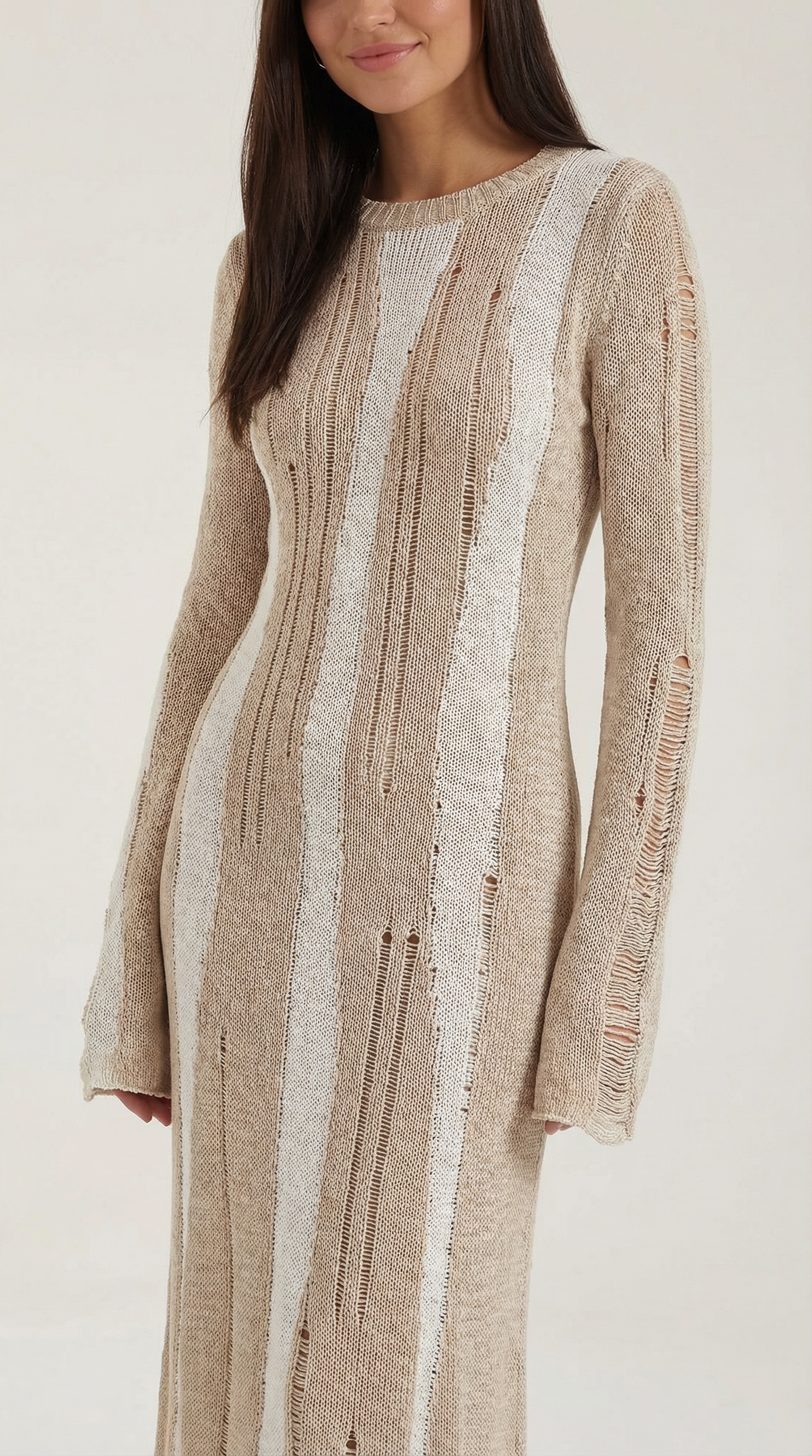 Vestido maxilargo de silueta entallada
