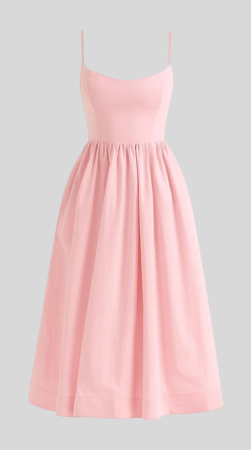 Vestido midi drapeado de estilo sofisticado