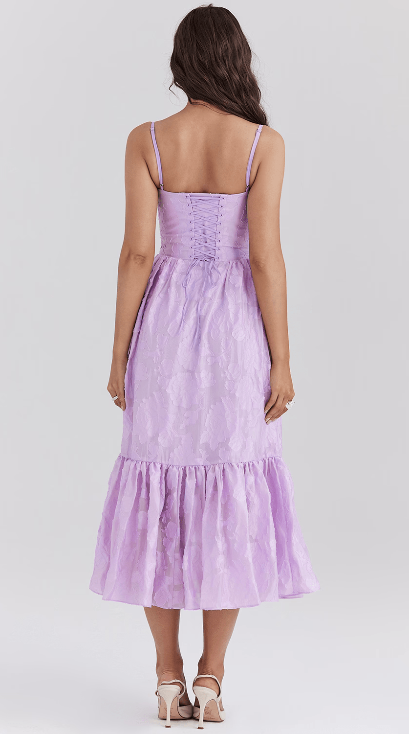 Vestido midi drapeado perfecto para eventos