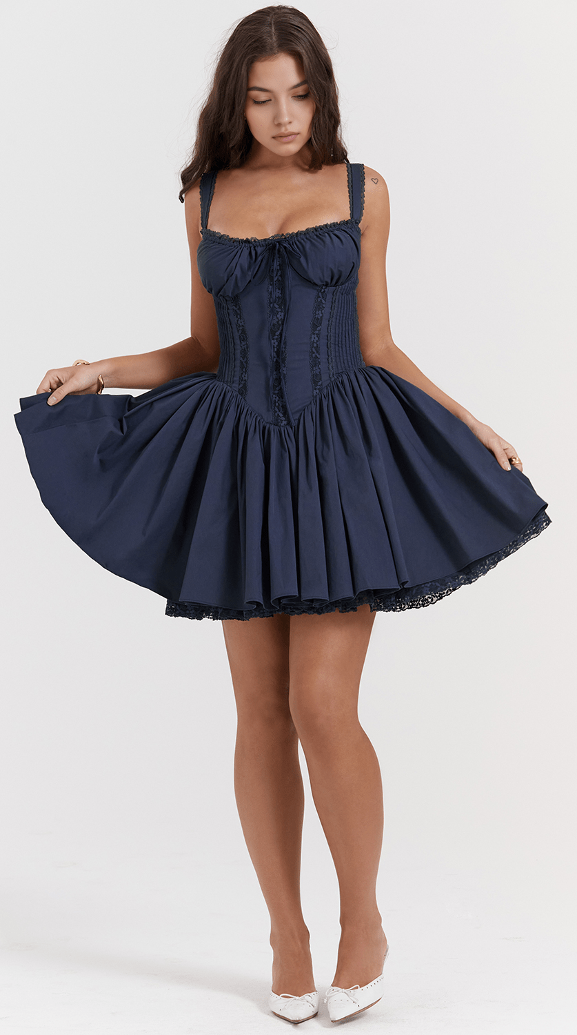 Vestido mini bustier versátil para diario y eventos