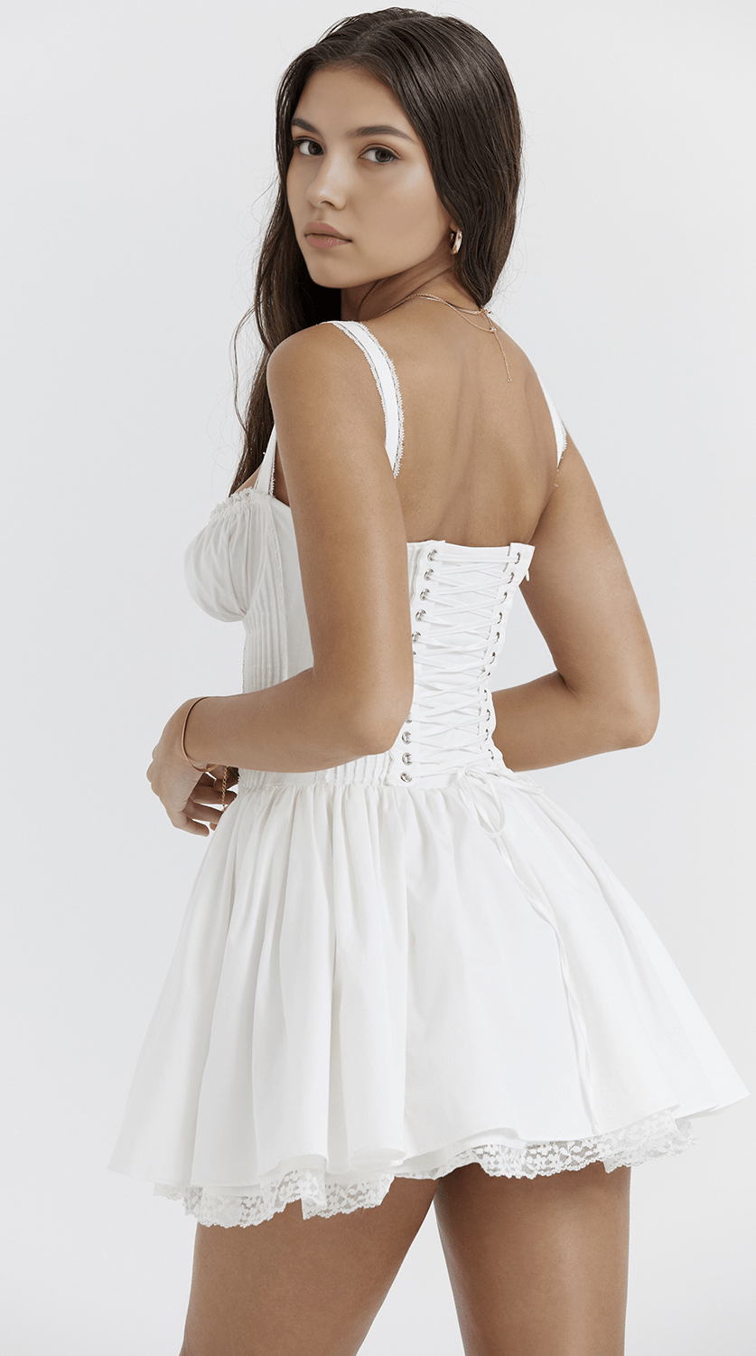 Vestido mini bustier versátil para diario y eventos