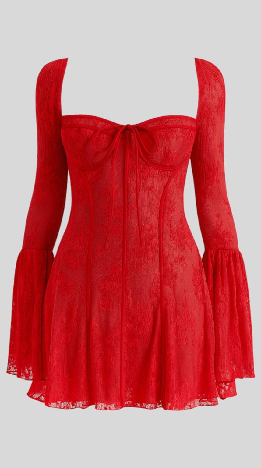 Vestido mini de silueta femenina estilizada