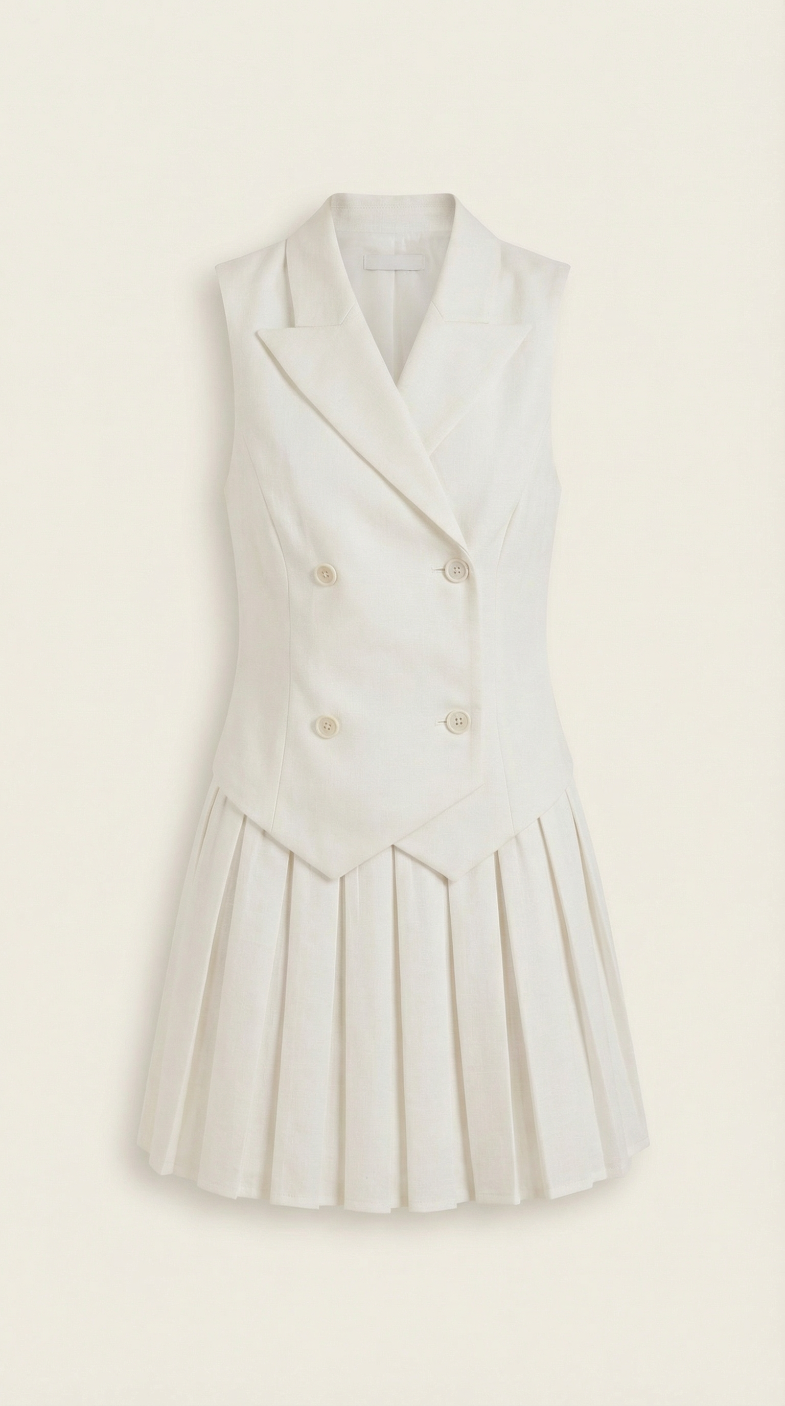 Vestido mini estilo blazer estructurado