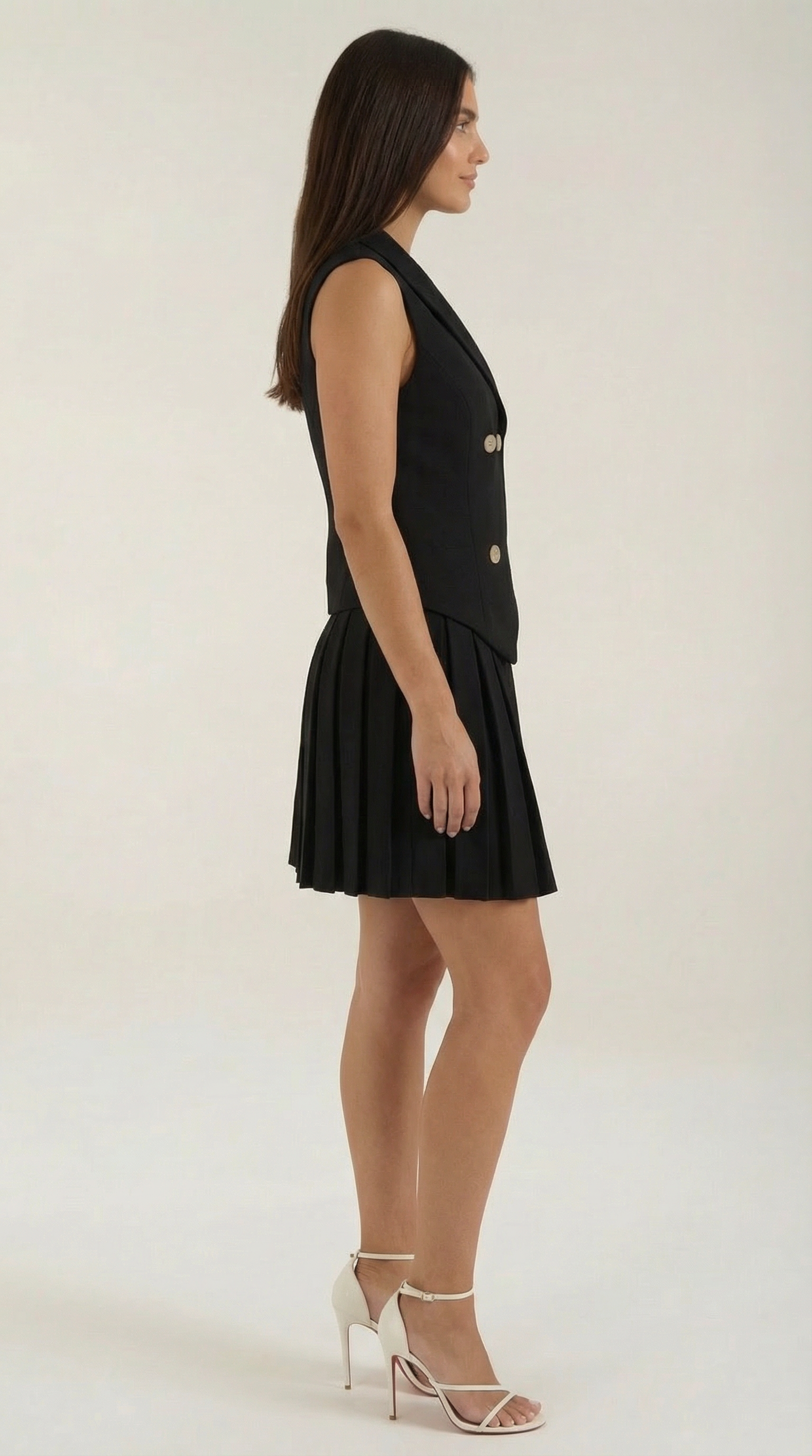 Vestido mini estilo blazer estructurado