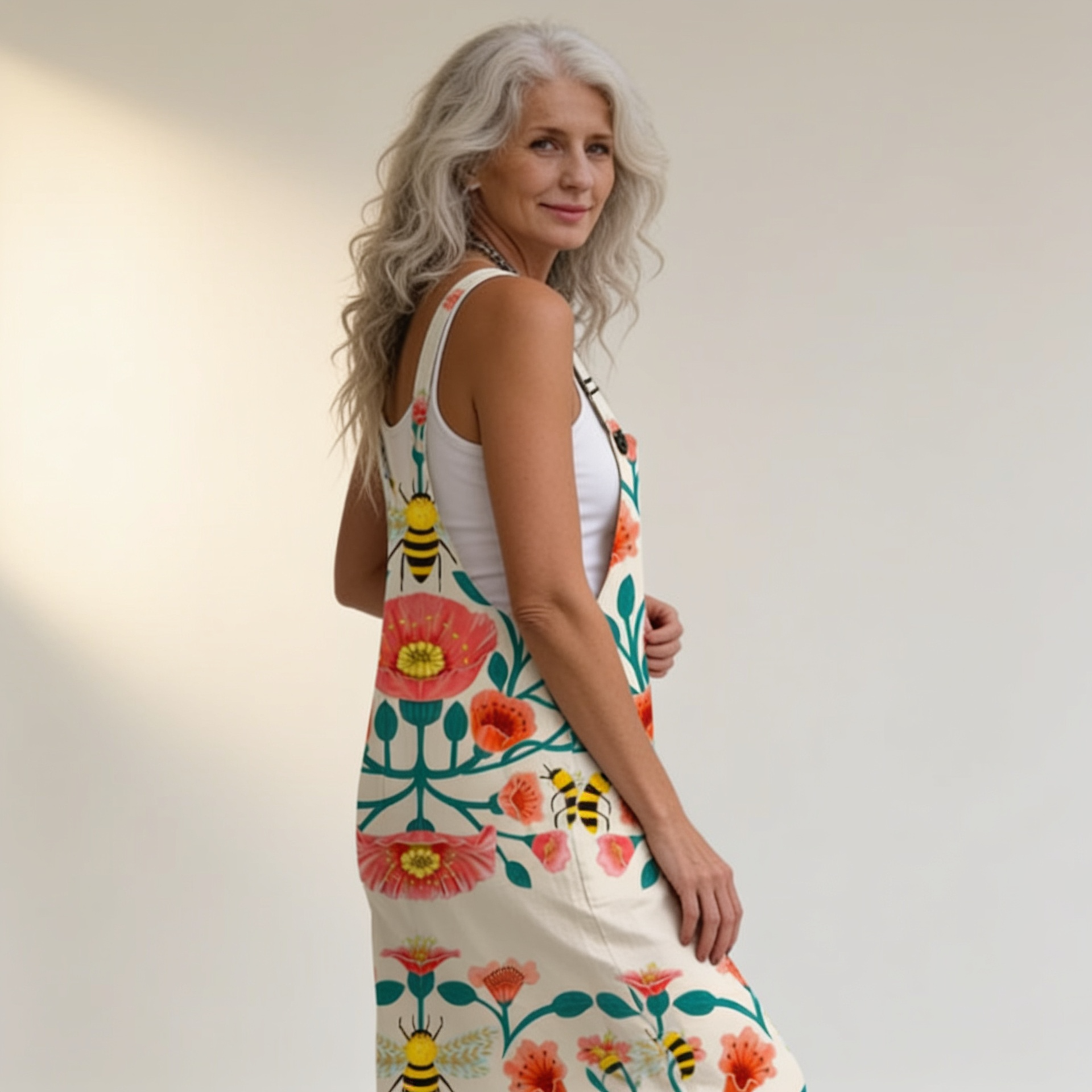 Yvette | Peto con floral relajante y claro