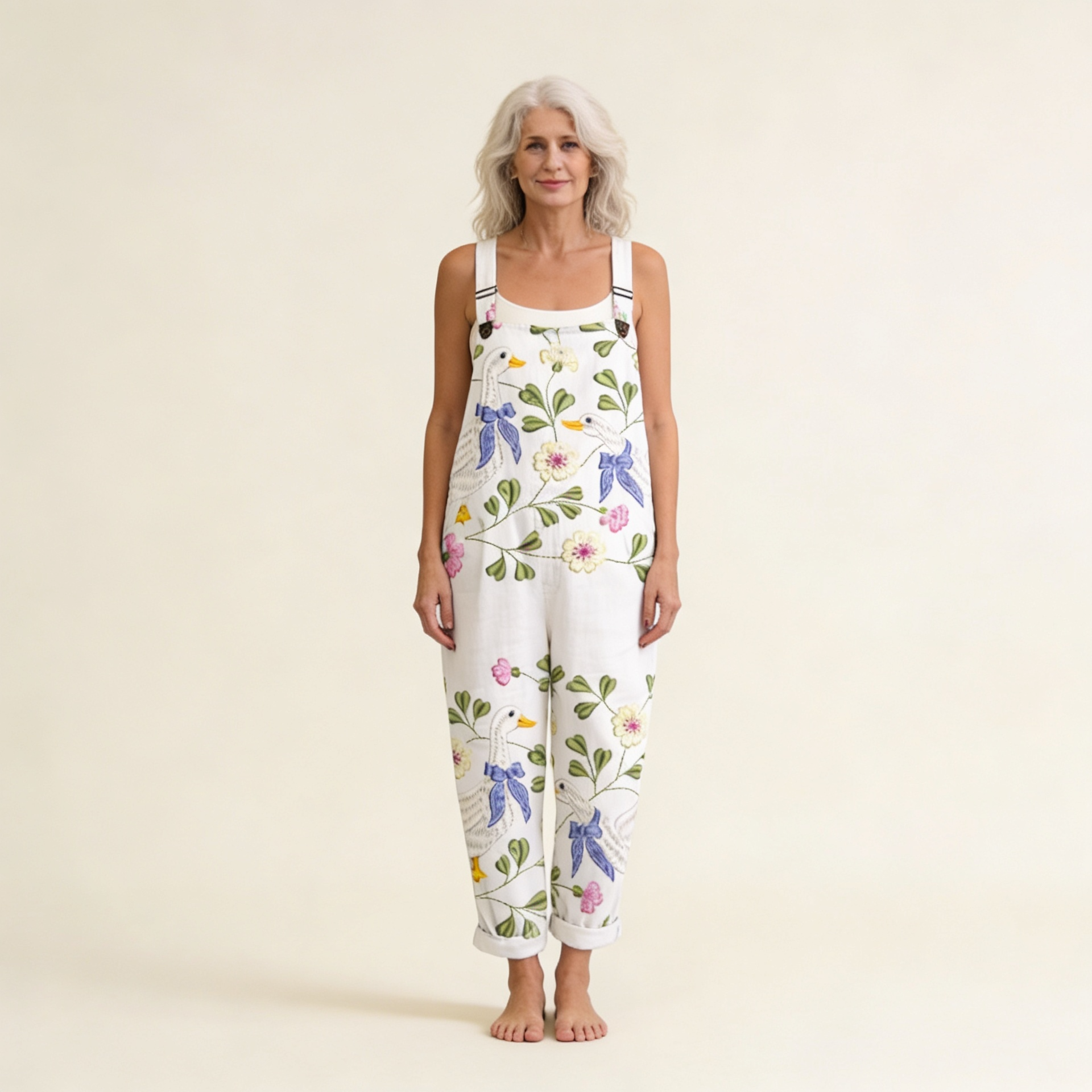 Zara | Peto con cisnes florales delicados
