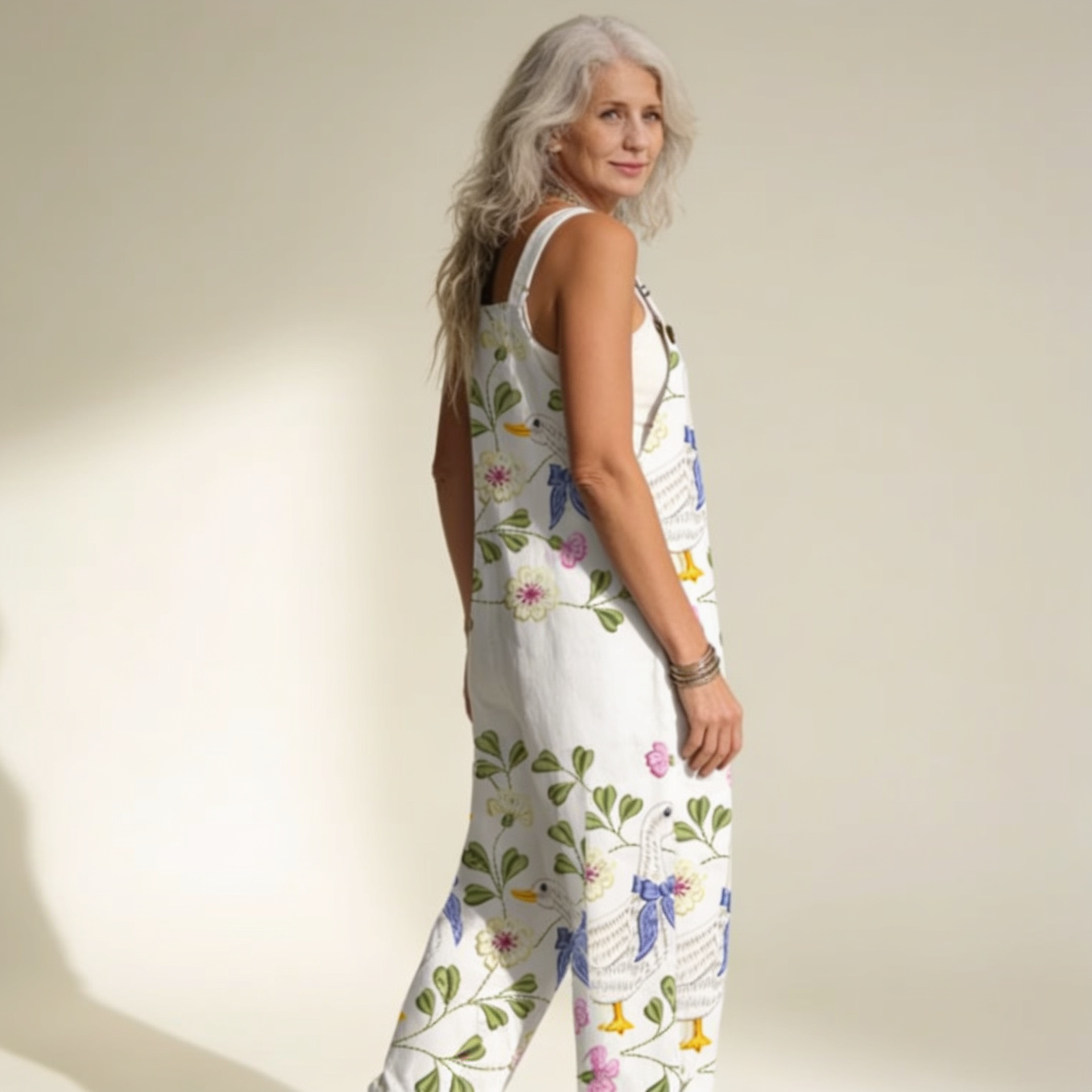 Zara | Peto con cisnes florales delicados