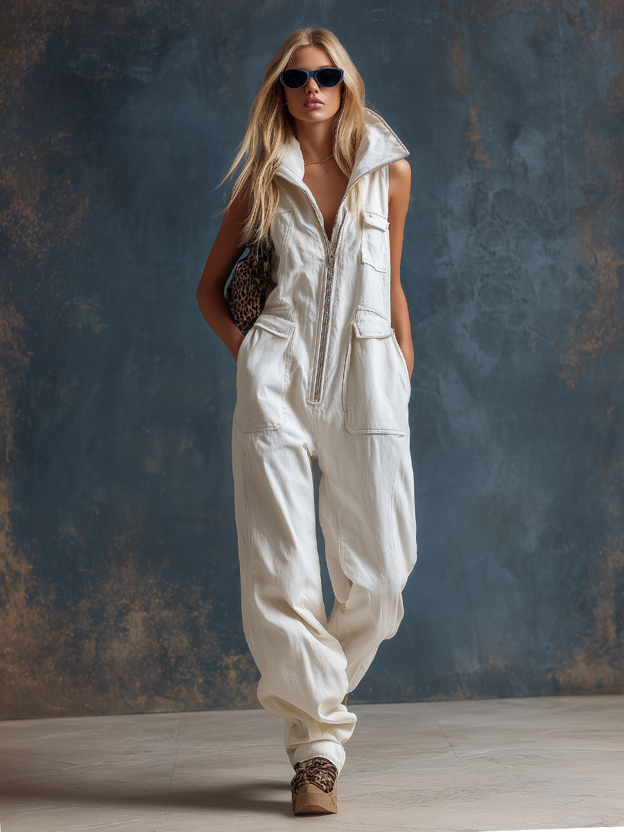 Mono Denim Blanco