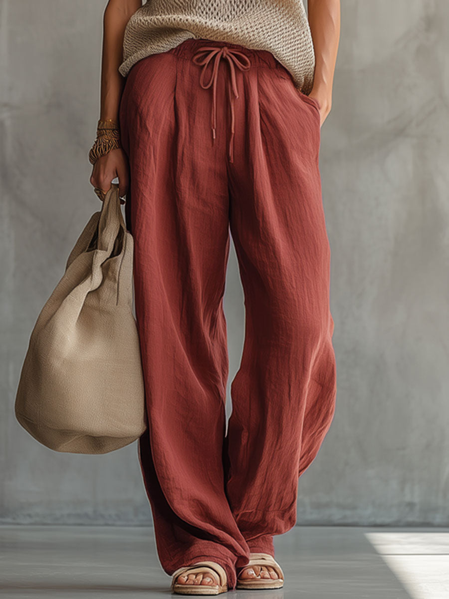 Pantalón Palazzo Rojo