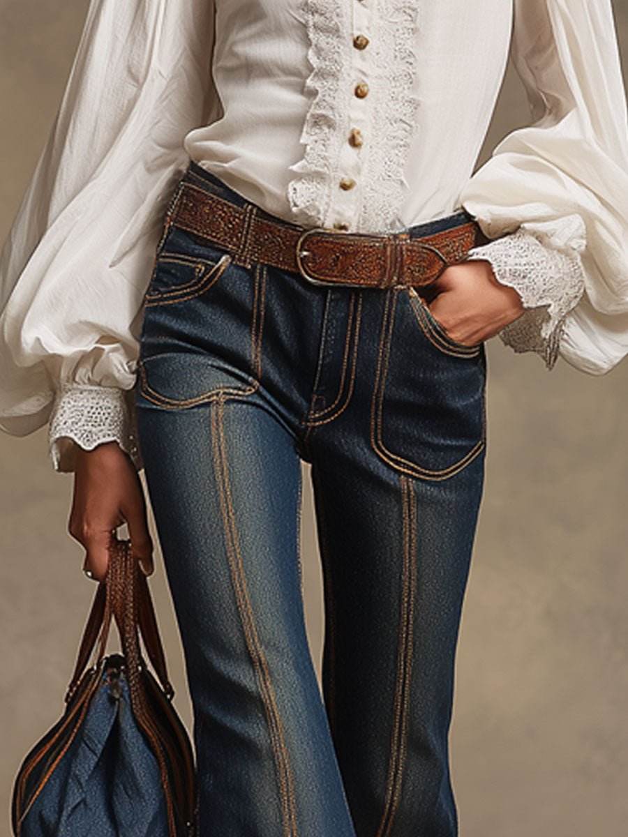 Jeans Náuticos Marrón