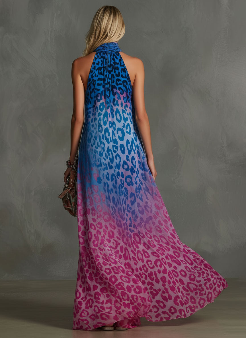 Vestido Maxi Leopardo