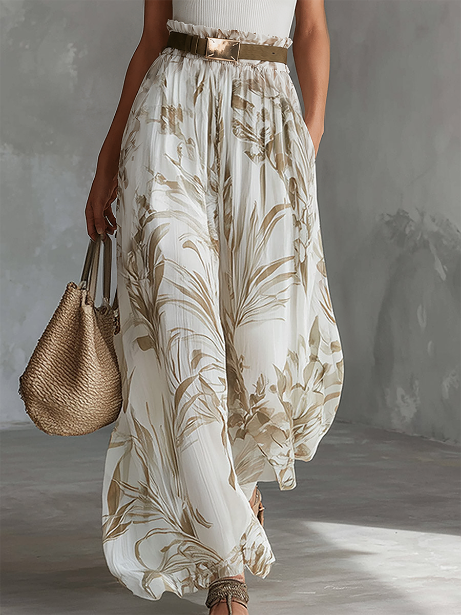 Pantalón Palazzo Blanco