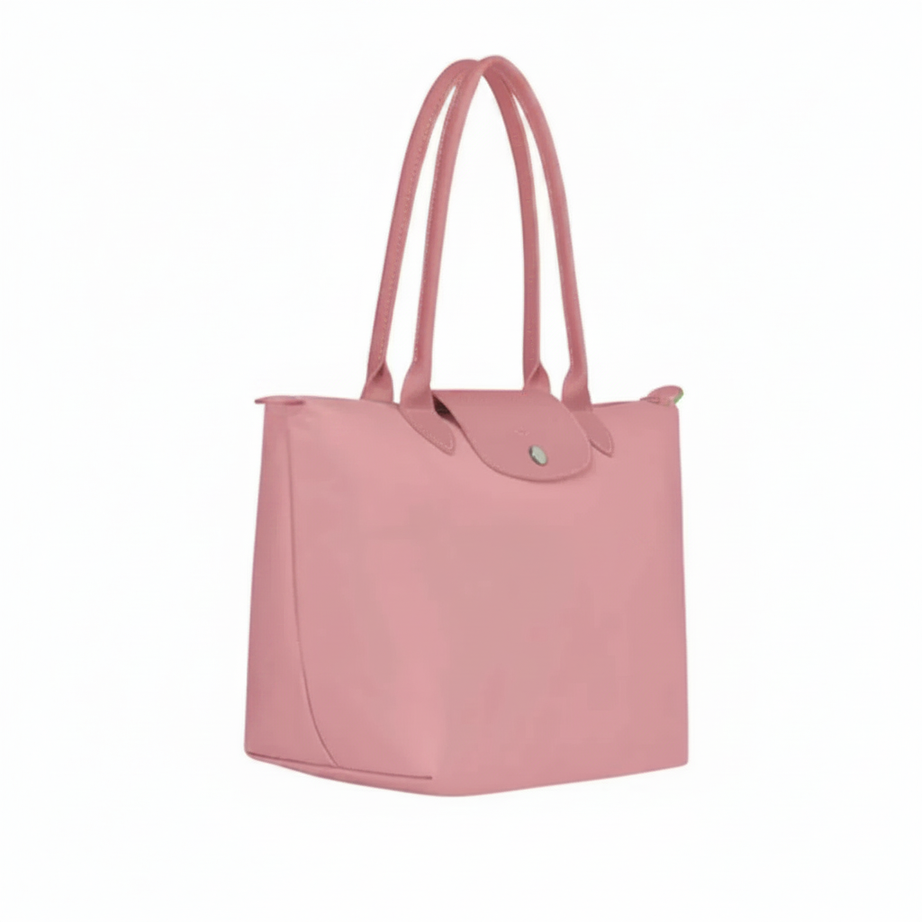 Bolso Tote Grande Plegable, Rosa Petale