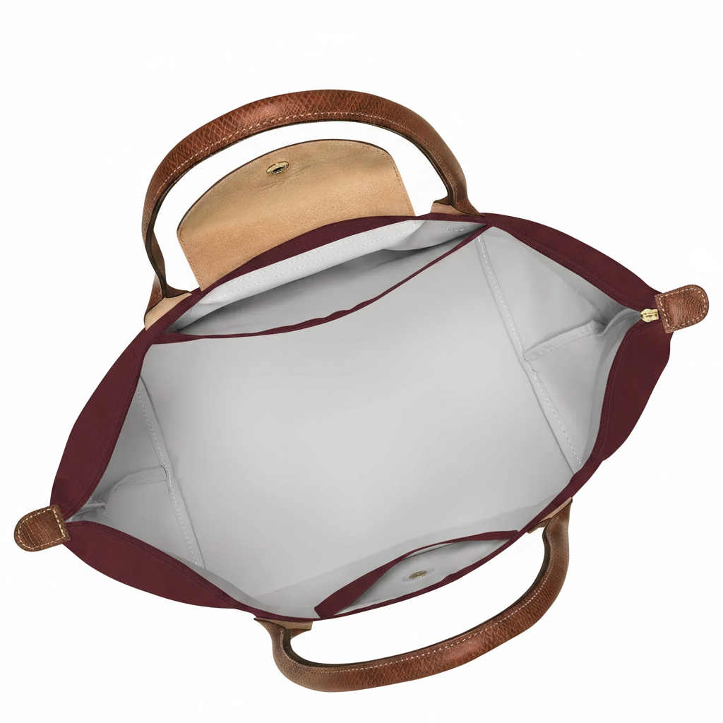 Bolsa Tote Grande Plegable, Burdeos